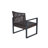 4-Piece Patio Furniture Set Outdoor Balcony Porch Garden Backyard Lawn Furniture Acacia Wood Table Top, Morden Brown and Beige Cushion-1630138261-1630138259