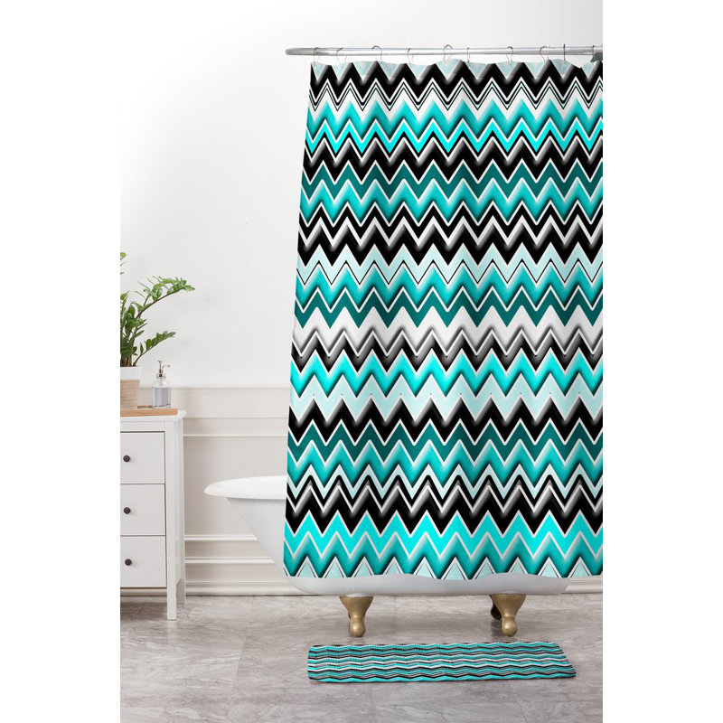 Tapis pour salle de bain chevron
