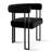 17" Seat Height Upholstered Velvet Kitchen Dining Chair (Set of 6)-1401620092