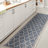 Hague Moroccan Trellis Textured Weave Navy/Gray Indoor/Outdoor Rug-1143563453
