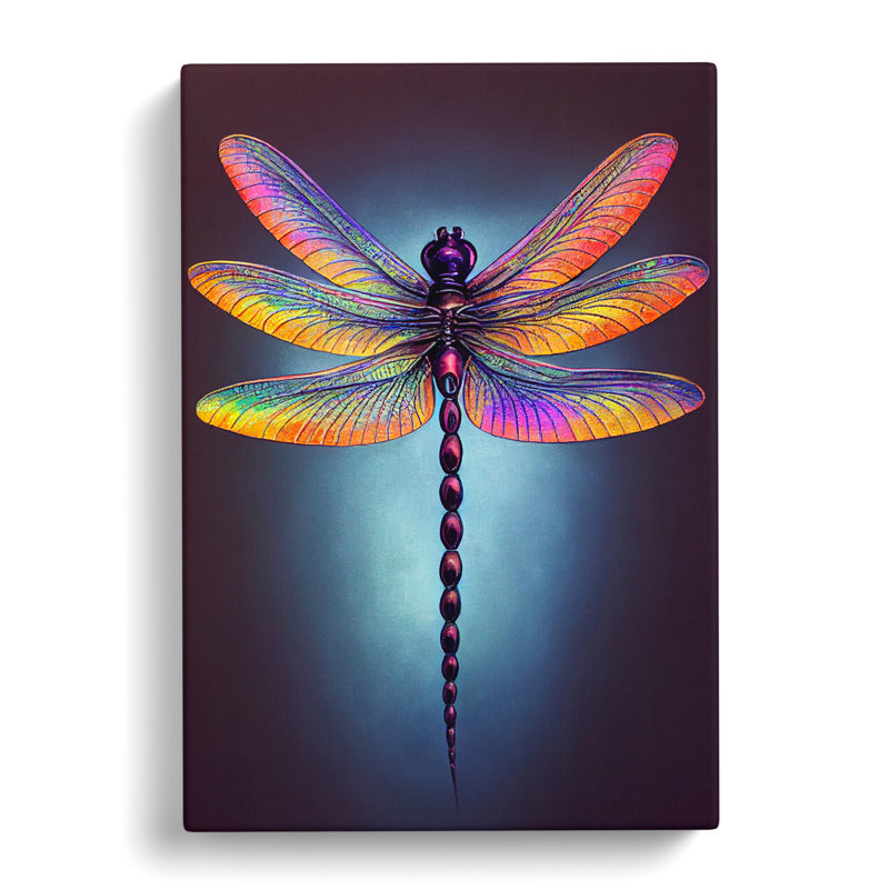 Erler Dragonfly Airbrush - Wrapped Canvas, 50cm H x 35cm W x 3cm D