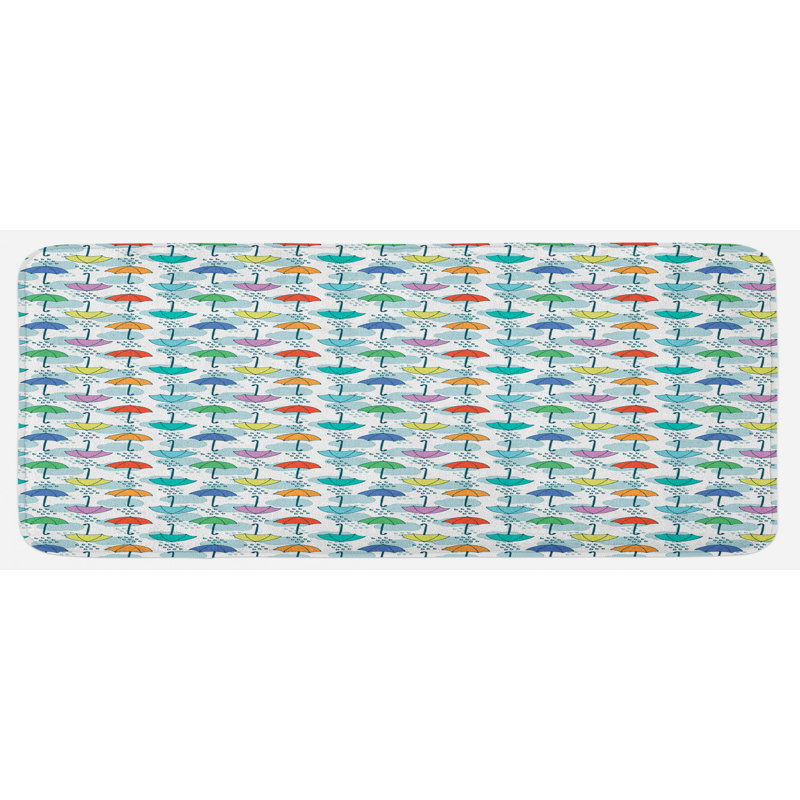 Tapis de cuisine parapluie