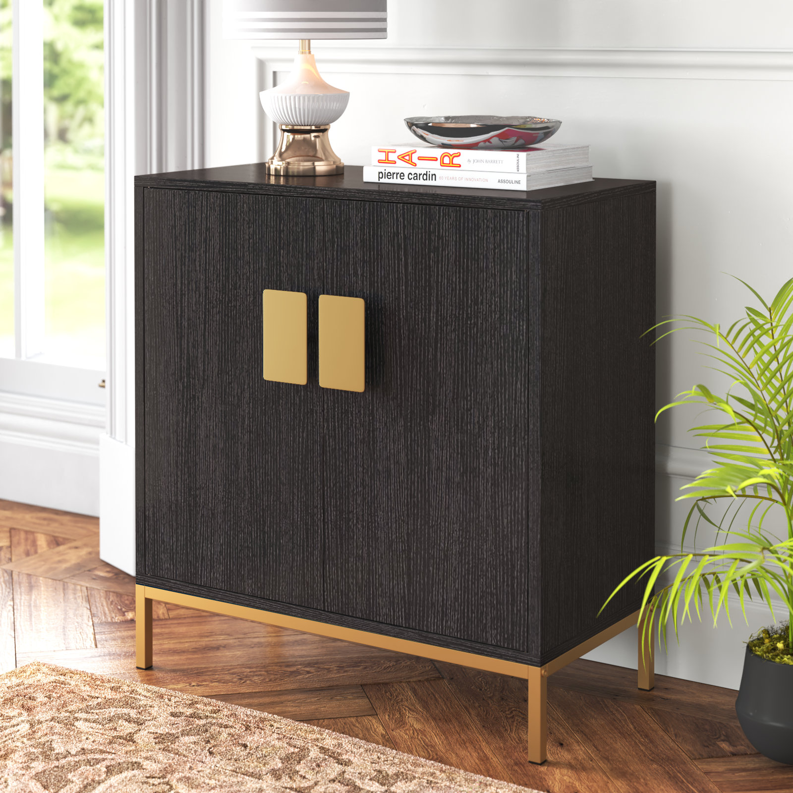 Willa Arlo Interiors Sharniece 2 Door Accent Storage Cabinet Wayfair   Sharniece 2 Door Accent Storage Cabinet 