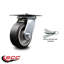 Caoutchouc sur roulettes en aluminium