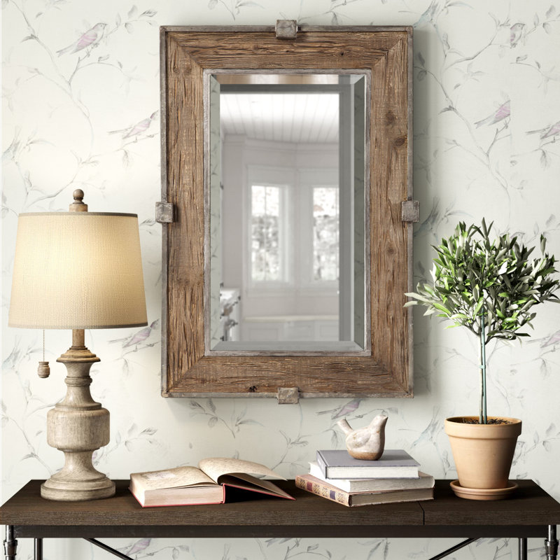 Caney Wood Rectangle Wall Mirror