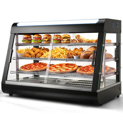 Chauffe-plats commercial de comptoir de 35 pouces