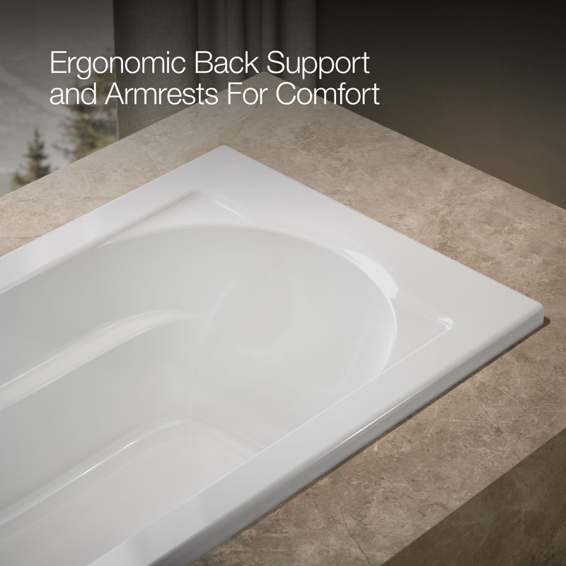 Devonshire 60" x 32" Soaking Bathtub, White