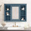 Armoire à pharmacie, armoire de rangement murale pour salle de bain, armoire murale moderne avec miroir