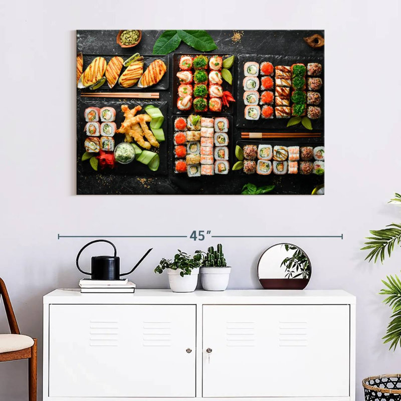 Yarlin Sushi Party, 26" H x 39" W