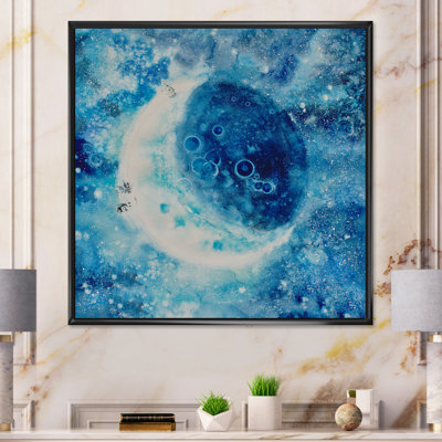 " Blue Moon Illustration "
