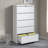 5 Drawer Metal Lateral File Cabinet, Filing Cabinet With Lock, Lockable File Cabinet, Locking Metal File Cabinet For Legal/Letter/A4/F4 Size-1653070878