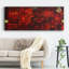 99 noms d'Allah rouge sur toile-1615739009