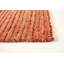 Tapis de la zone en laine rouge/ivoire 4 pi x 4 pi 10 po one-of-kind-noué la 2010 Phi
