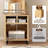 Rotating Bookshelf, 360 Degree 5 Tier Corner Organizer With Drawer For Small Space, Floor Standing Storage Rack