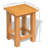 Aberdeenshire Solid and Manufactured Wood End Table-1067702881