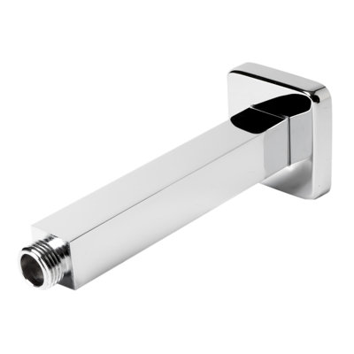 Black Matte 6" Square Ceiling Shower Arm