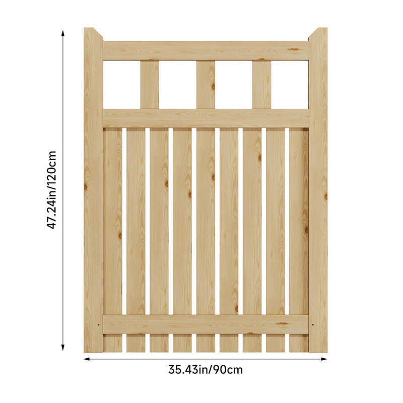 Bargman Gate Fencing with 1 Panel(s) Included, 10 ft. H x 7.6 ft. W