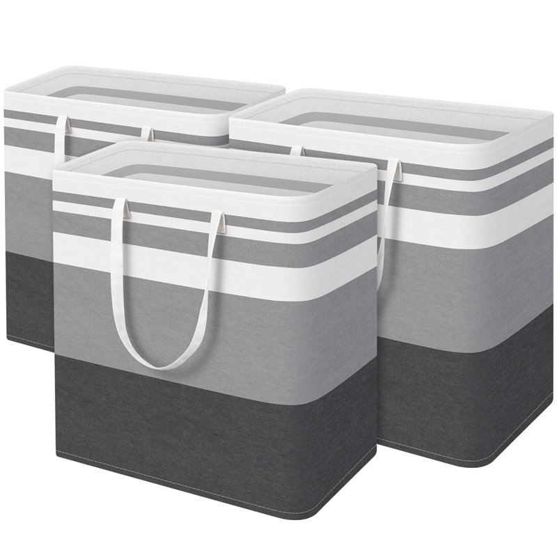 Paquet de 3 grands paniers à linge