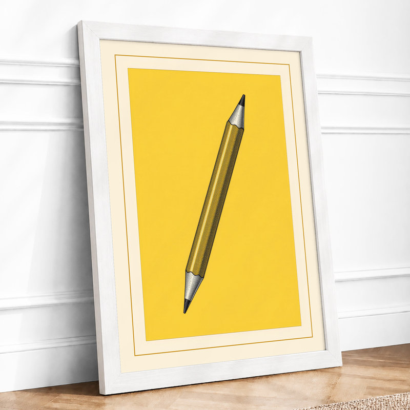 Mechanical Pencil Modern - Print, A2 - 59.4 x 42.0 cm, White