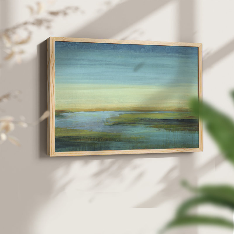 The Flow -Framed Print - Restickable, Naturel, H 16 po x l 20 po