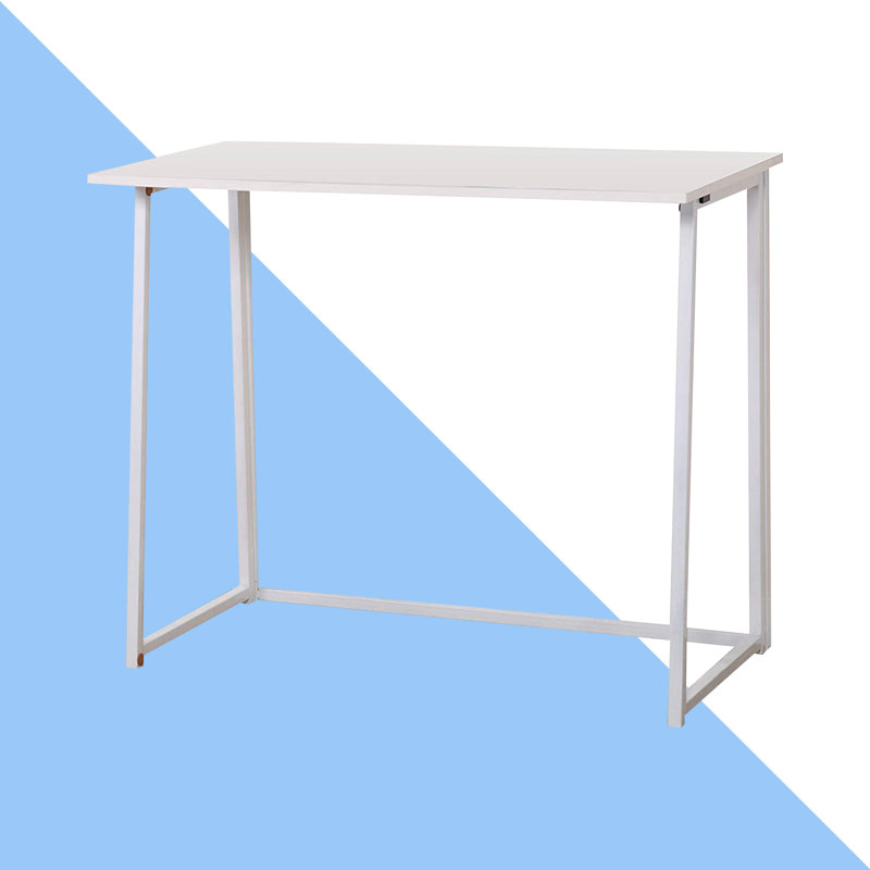Tyonna Foldable Writing Desk, White