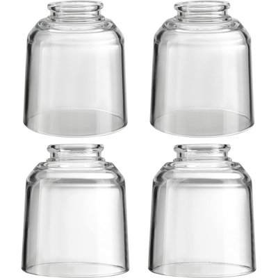 4.75'' H Glass Bell Ceiling Fan Fitter Shade