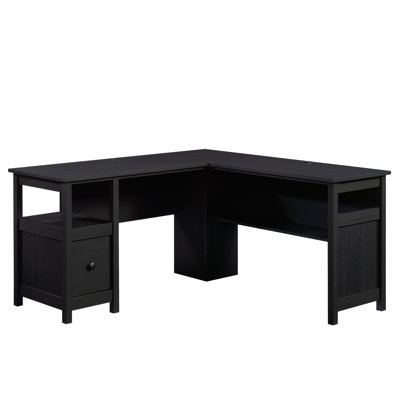 Black L-Shaped Computer Corner Office Desk For Home And Business | Gift Idea