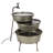 Outdoor Metal Weather Resistant Cascade Fountain