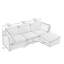 Canapé modulaire rembourré 4 pièces-423834983