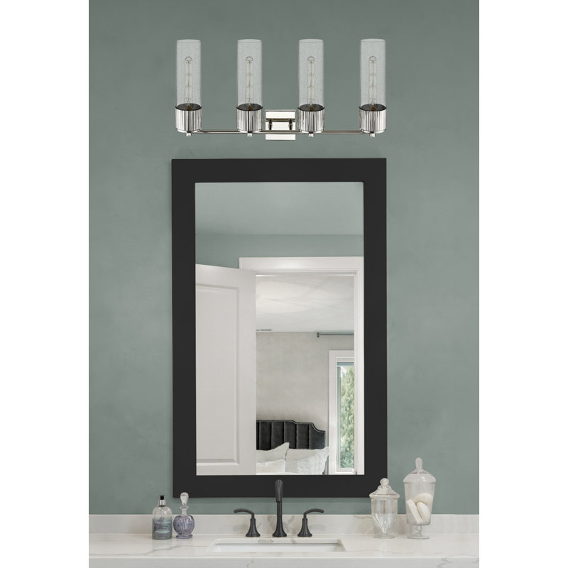 Mahmooda 4 - Light Dimmable Vanity Light, Seedy, Polished Nickel