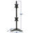 Mount-It Height Adjustable Full Motion Vertical Dual Monitor Stand Fits 17" - 32" Screens