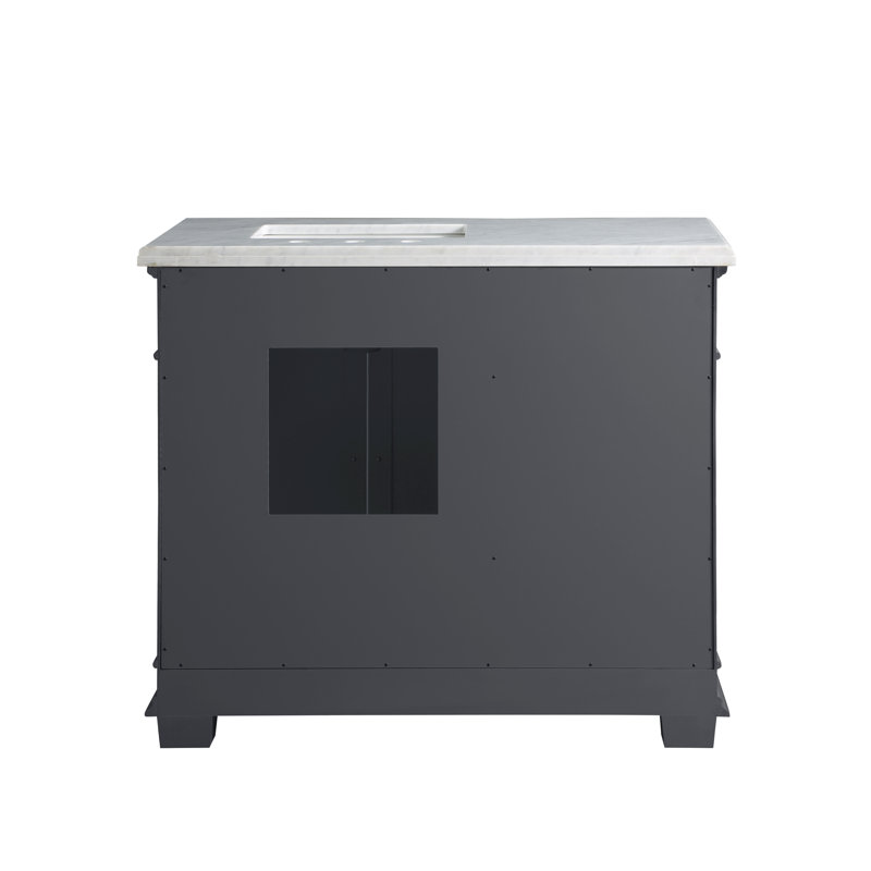 Riccardo 42" Single Bathroom Vanity Set, Gray