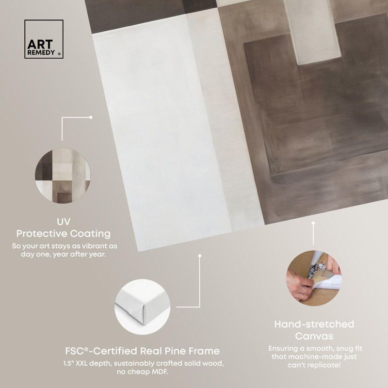 «Tonal Intersection I» par Art Remedy, H 54 po x l 36 po, Toile tendue