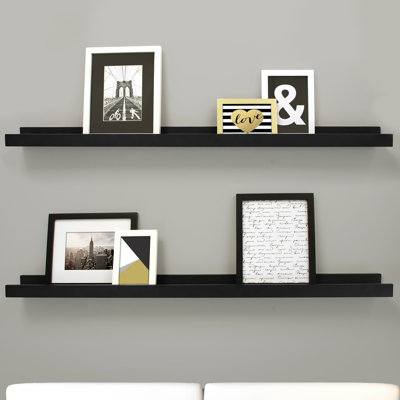 Kaylen 2 Piece Picture Ledge Wall Shelf