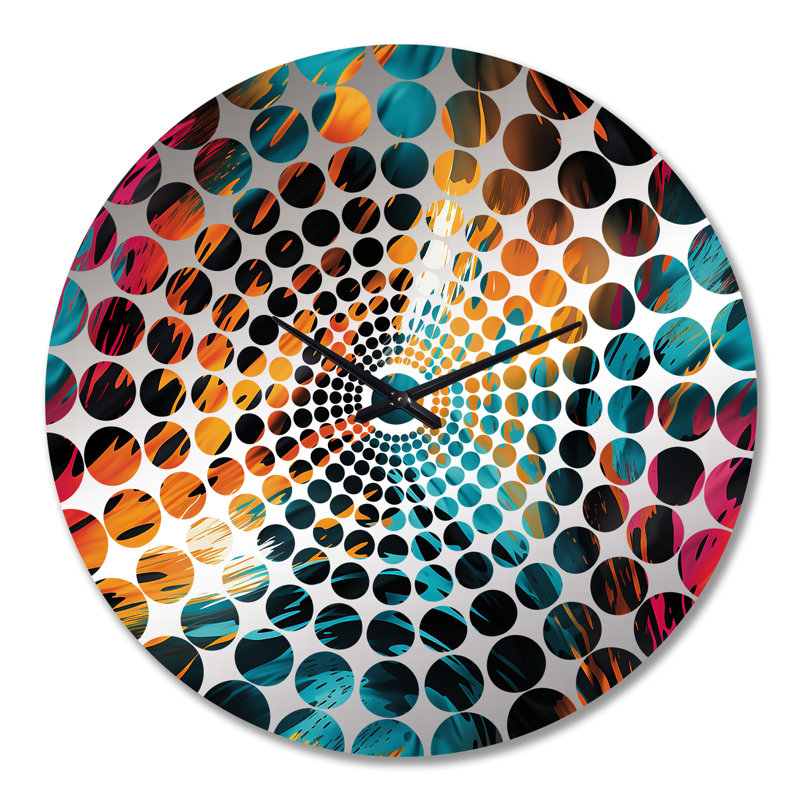 Mystic Aura Mirage - Horloge murale abstraite, Grand