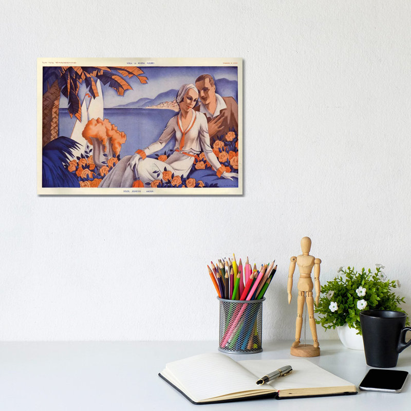 1931 La Vie Parisienne Magazine Plate by Fabius Lorenzi - Gallery-Wrapped Canvas Giclée on Canvas, Canvas