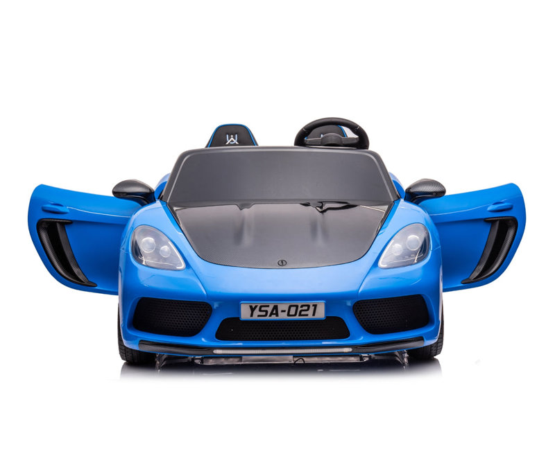 Voiture à piles, Bleu