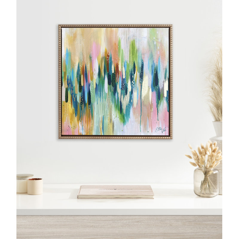 Reproduction d'art sur toile encadrée, "Ev Brushstroke 155" par Jessi Raulet d'Ettavee
