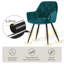 Nolen Upholstered Velvet Dining Chair with Arm-801648825