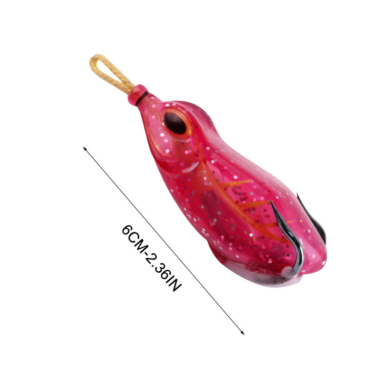 Crochet pour appât à poisson 13g 6,0cm, Rouge