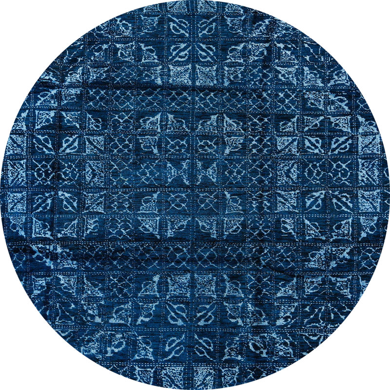 Tapis abstrait moderne 4430, Rond 8 pi