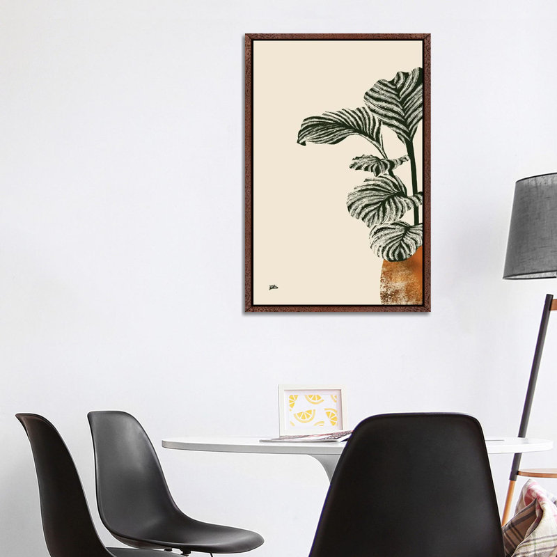Calas I 1 Piece Wall Art on Canvas, 101.6 cm H x 66.04 cm W, Classic Brown Wood Framed Canvas