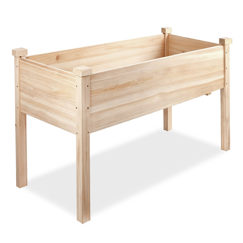 Lit de jardin surélevé en bois