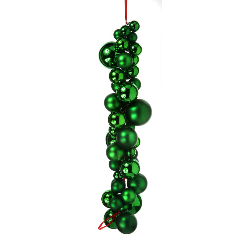 Chute de balle brillante mat 36 po incassable, Vert