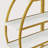 Ottorino Steel Geometric Bookcase