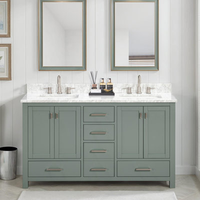Souther 60" Double Bathroom Vanity with Top