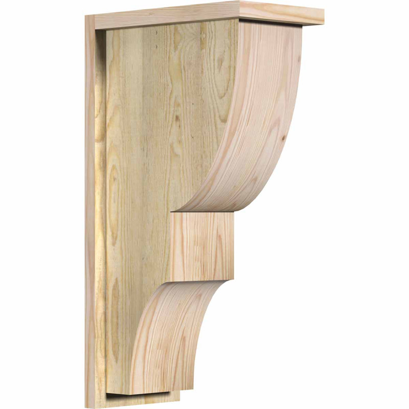 Corbeau Ridgewood avec contre-plaque, H 26 po x l 8 po x P 14 po, Sapin de Douglas, Sciage brut