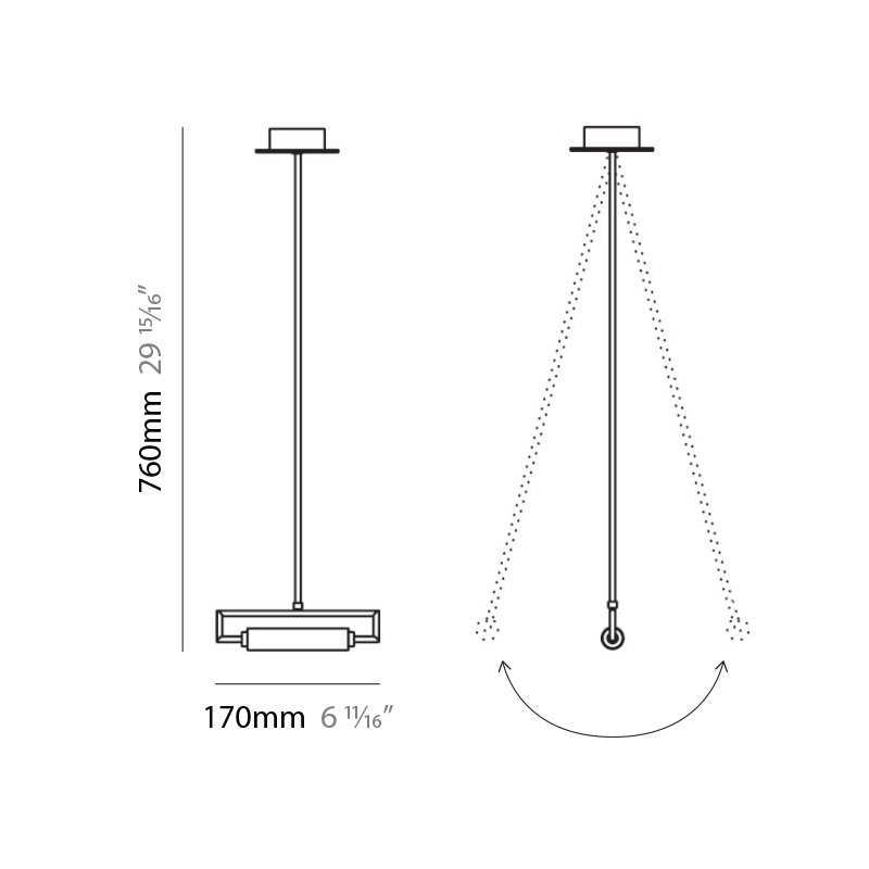 Glim 1 - Light Single Geometric Pendant