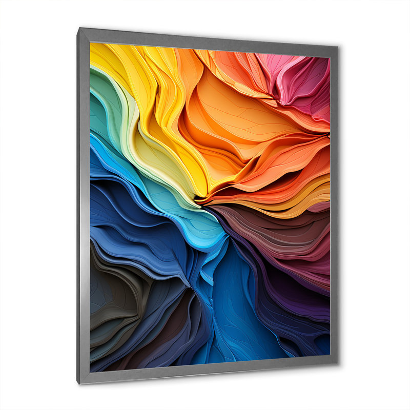 «Redwood Trees Burst With A Rainbow of Color», reproduction d'art sur toile, H 40 po x l 30 po x P 1,5 po