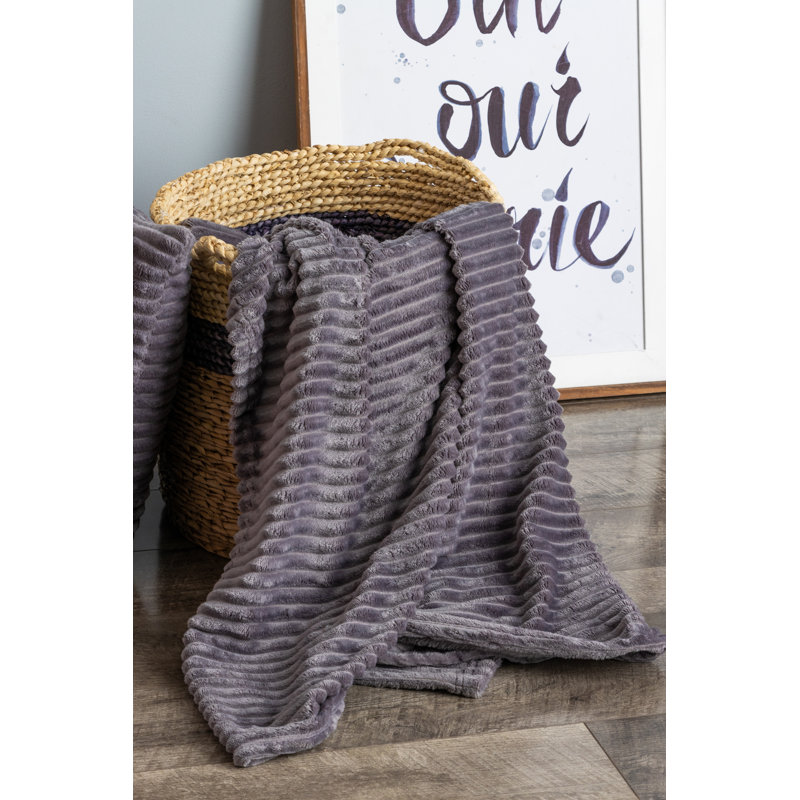 Liscomb Throw Blanket, Grey